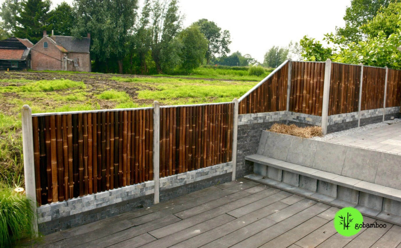 inspiracia bambusový plot